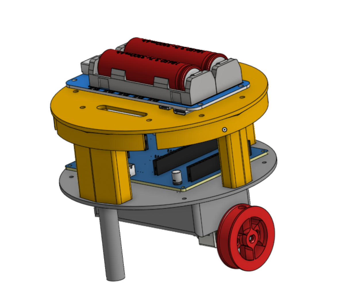 CAD model of the robot in Onshape