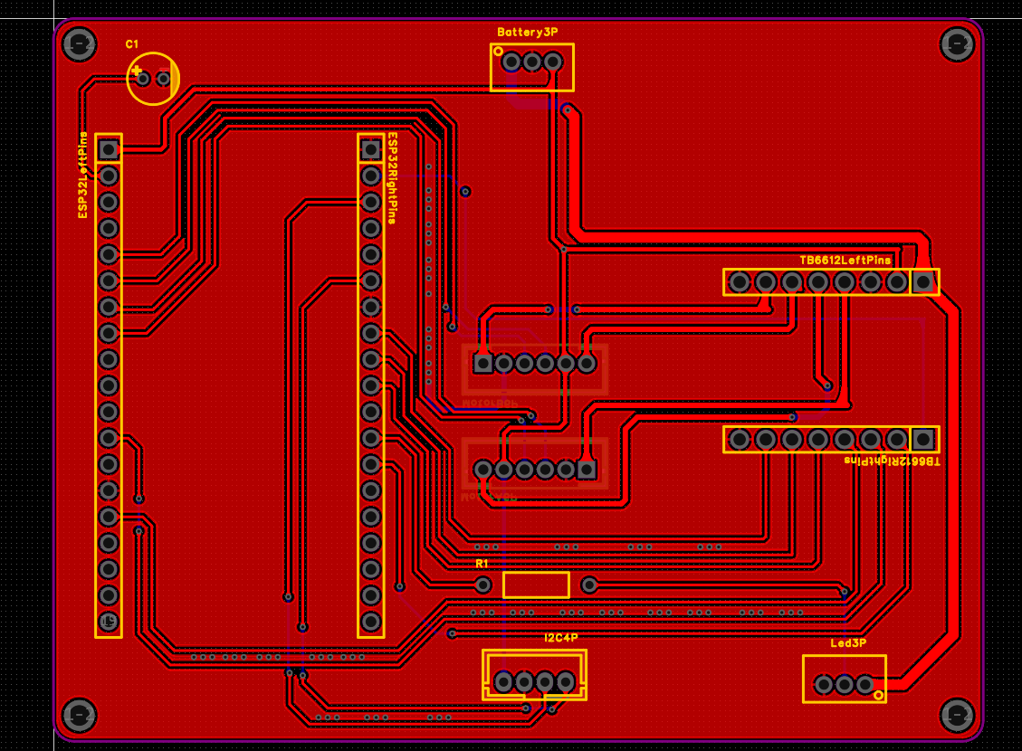 Carrier PCB layout